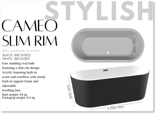 Free standing Bathtub